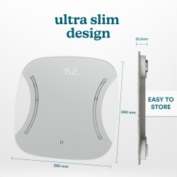 HoMedics Body Scale Essential - SCL-B125 - Grey — Buy in Cyprus with Fast Delivery