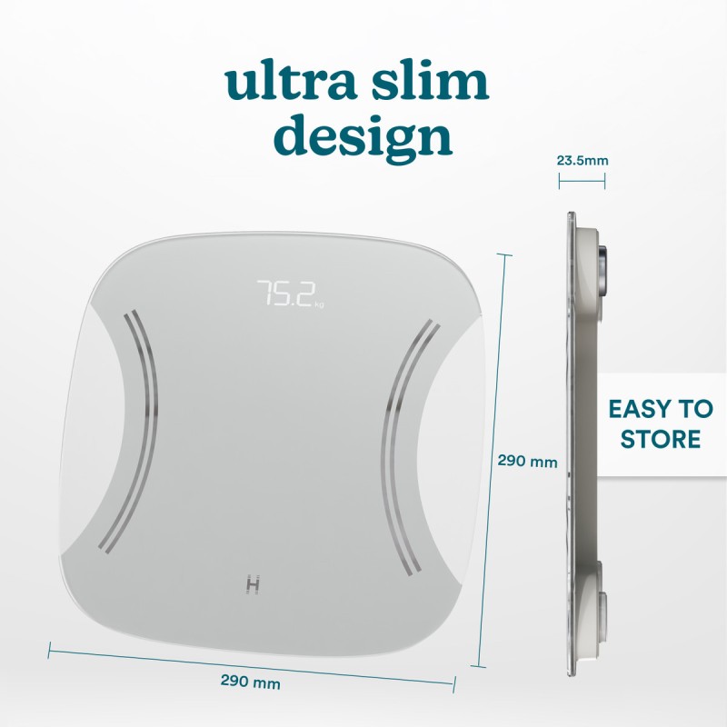 HoMedics Body Scale Essential - SCL-B125 - Grey — Buy in Cyprus with Fast Delivery