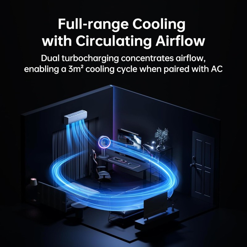 Jisulife Desktop Fan - Pro3 - Black — Buy in Cyprus with Fast Delivery