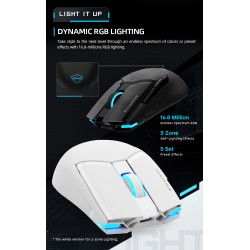 Machenike Wireless Gaming Mouse - M7 Pro - White — Buy in Cyprus with Fast Delivery