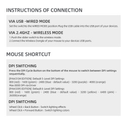 Machenike Wireless Gaming Mouse - M7 Pro - White — Buy in Cyprus with Fast Delivery