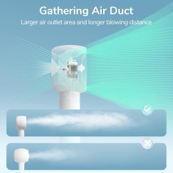 Jisulife Portable Personal Fan - FA42 - White — Buy in Cyprus with Fast Delivery