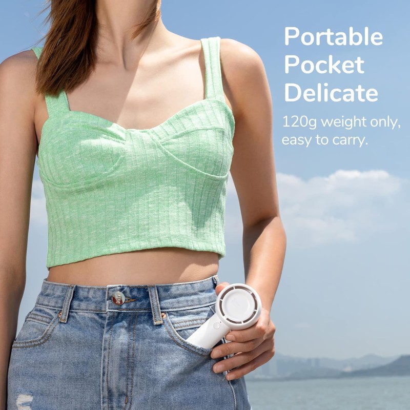 Jisulife Portable Personal Fan - FA42 - White — Buy in Cyprus with Fast Delivery