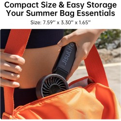 Jisulife Portable Personal Fan - Life7 - 3600mAh Black — Buy in Cyprus with Fast Delivery