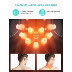 SKG Neck Massager - G7 Pro-Fold - Pulse-Heat-APP-Multiple Heads — Buy in Cyprus with Fast Delivery