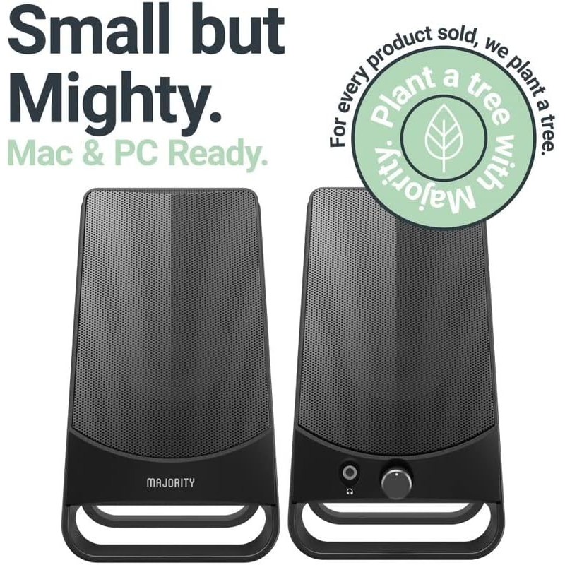 Majority PC Speakers - DX 10 - 10W 2.0 USB Powered — Buy in Cyprus with Fast Delivery