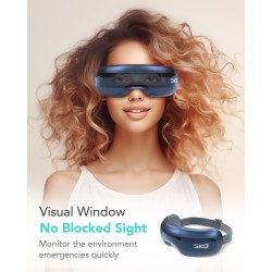 SKG Eye Massager - E3 Pro - Airbag-Hot Compress-Music & Visible Window — Buy in Cyprus with Fast Delivery
