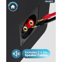 Majority Speakers Passive 2.0 Set - D70X - 60W Black (pair) — Buy in Cyprus with Fast Delivery