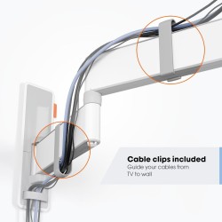 Vogels COMFORT TV Wall Mount - TVM3643 - 60x40 Turn2A White — Buy in Cyprus with Fast Delivery