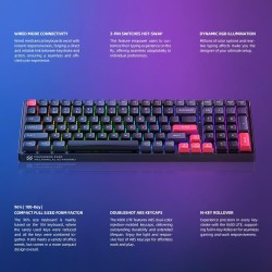 Machenike LITE Mechanical Gaming Keyboard - K600-B100 - 104 Red Switch Keys — Buy in Cyprus with Fast Delivery