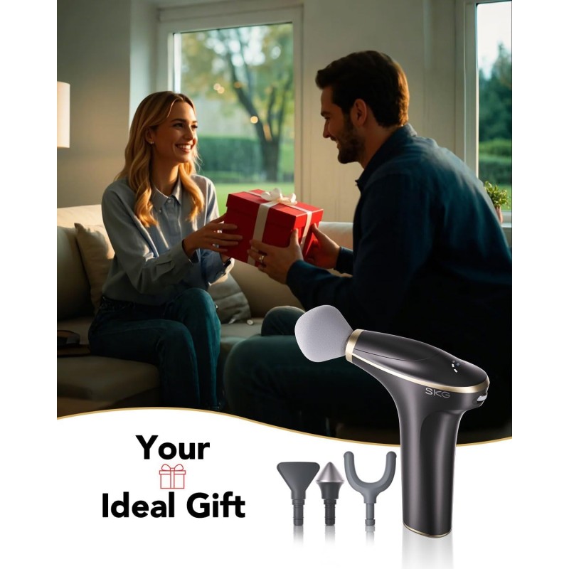 SKG Body Gun Massager - FS700 - 600-3200 RPM & LED Display — Buy in Cyprus with Fast Delivery