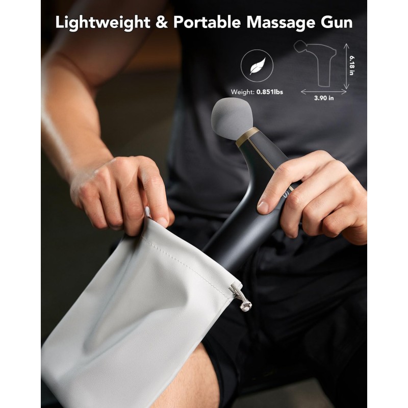 SKG Body Gun Massager - FS700 - 600-3200 RPM & LED Display — Buy in Cyprus with Fast Delivery