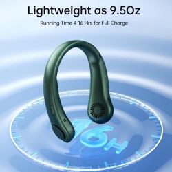 Jisulife Bladeless Turbine Neck Fan - FA14 - Green — Buy in Cyprus with Fast Delivery