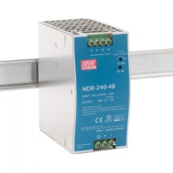 Meanwell Industrial DIN Rail PSU 48V 240W - NDR-240-48 - Industrial DIN Rail PSU 48V 240W — Buy in Cyprus with Fast Delivery