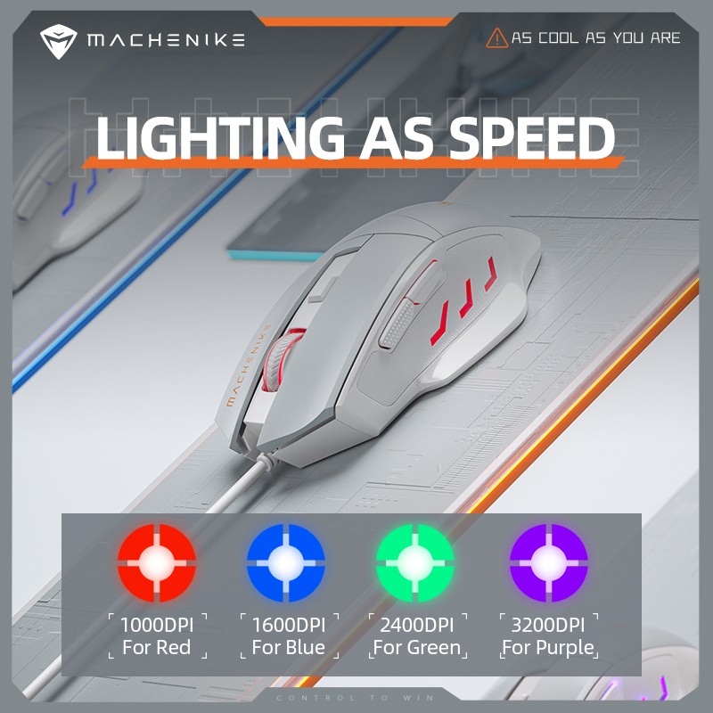 Machenike Wired Gaming Mouse - M3 - Wired Gaming Mouse — Buy in Cyprus with Fast Delivery