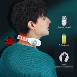 SKG Neck Massager - 4098E - Pulse-Heat-Remote-3xModes — Buy in Cyprus with Fast Delivery