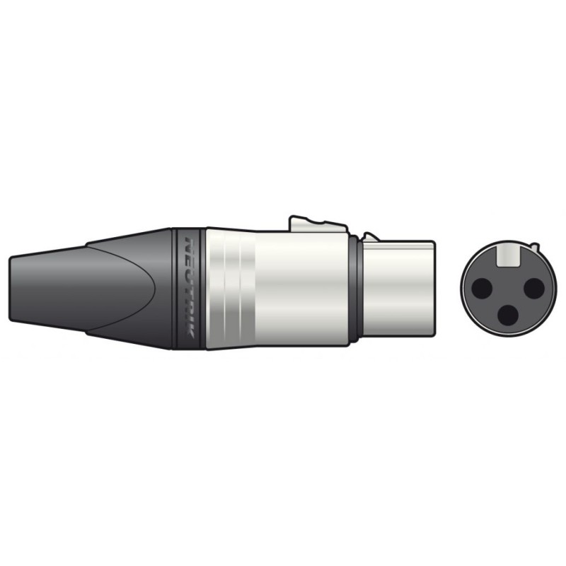 Neutrik XLR Socket - NC3FXX - 762.122UK — Buy in Cyprus with Fast Delivery