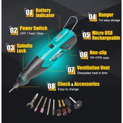 Proskit Grinder USB Mini - PT-5206 - Grinder USB Mini — Buy in Cyprus with Fast Delivery