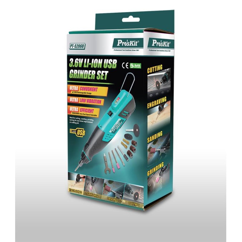 Proskit Grinder USB Mini - PT-5206 - Grinder USB Mini — Buy in Cyprus with Fast Delivery