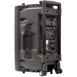 QTX QR12PA 12'' Professional Portable Karaoke & PA Speaker with 2x Wireless Microphones, Bluetooth USB & FM 178.847UK