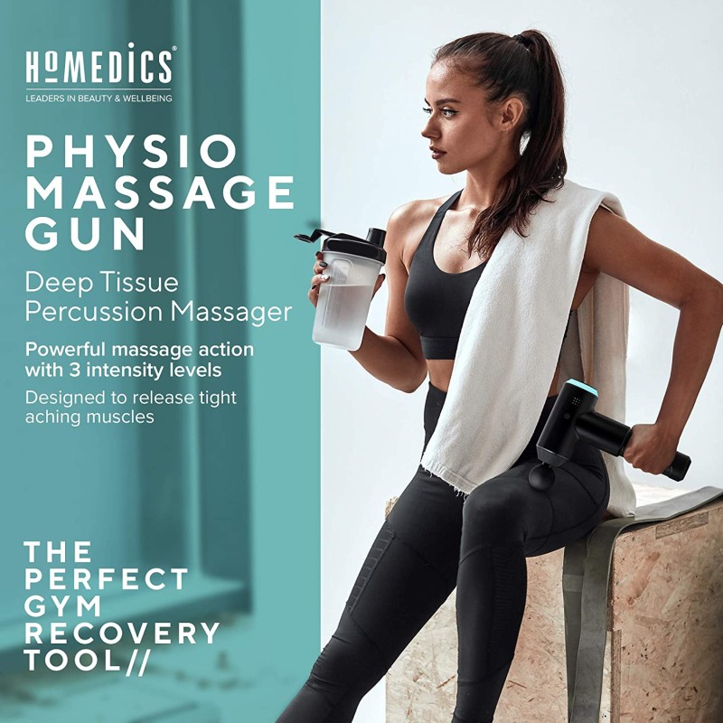 HoMedics Massage Gun - PGM200 - Physio Massage Gun — Buy in Cyprus with Fast Delivery