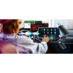 MINIX Car Wired to Wireless Android Auto USB Dongle - CP86-AA - Wired to Wireless Android Auto USB Dongle