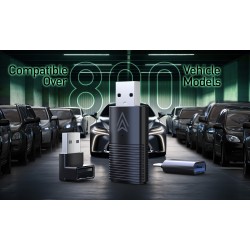 MINIX Car Wired to Wireless Android Auto USB Dongle - CP86-AA - Wired to Wireless Android Auto USB Dongle