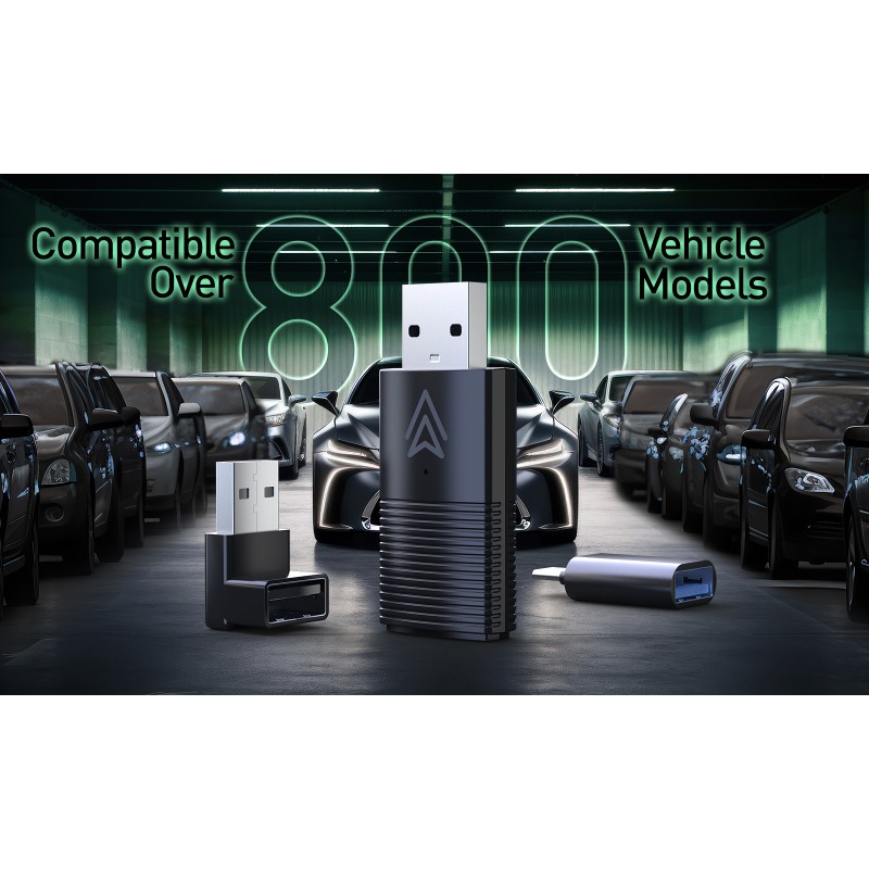 MINIX Car Wired to Wireless Android Auto USB Dongle - CP86-AA - Wired to Wireless Android Auto USB Dongle