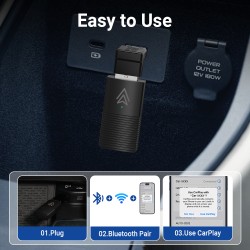 MINIX Car Wired to Wireless Android Auto USB Dongle - CP86-AA - Wired to Wireless Android Auto USB Dongle