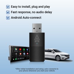 MINIX Car Wired to Wireless Android Auto USB Dongle - CP86-AA - Wired to Wireless Android Auto USB Dongle