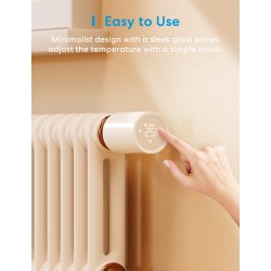 Meross Homekit Smart Wi-Fi Thermostat Valve - MTS150HK-EU - Homekit Smart Wi-Fi Thermostat Valve