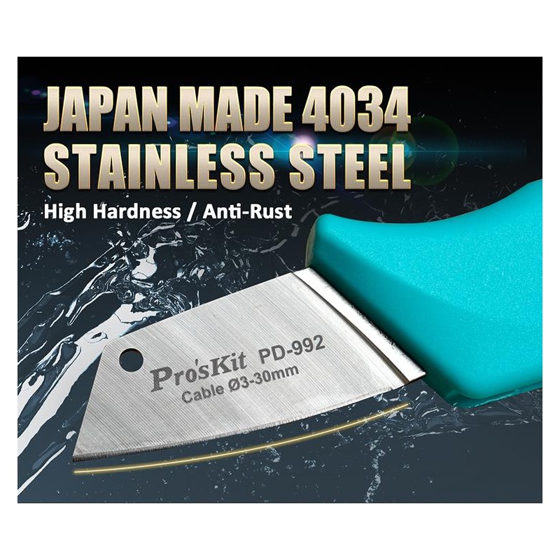 Proskit Knife - PD-992 - Knife for Electricians — Buy in Cyprus with Fast Delivery