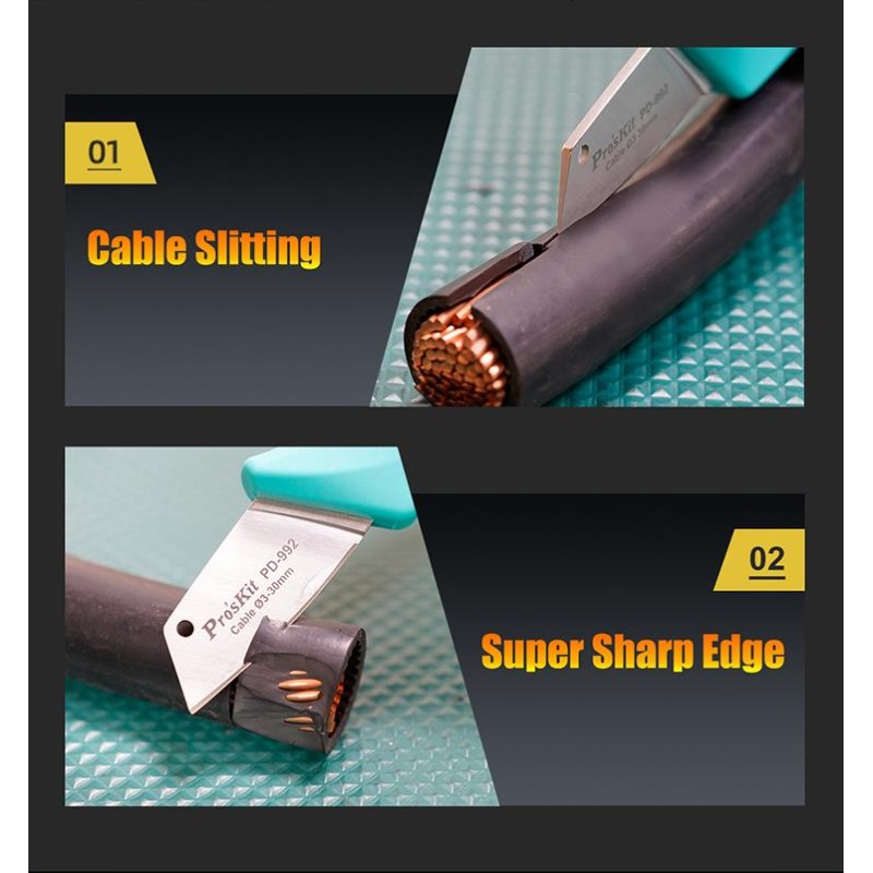 Proskit Knife - PD-992 - Knife for Electricians — Buy in Cyprus with Fast Delivery