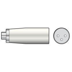 QTX RCA Female to XLR Male Adaptor - 764.343UK — Buy in Cyprus with Fast Delivery