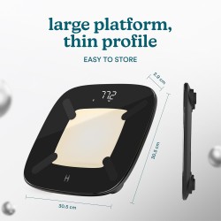 HoMedics Body Scale Glo Smart Analyser - SCL-BBC200 - Black — Buy in Cyprus with Fast Delivery