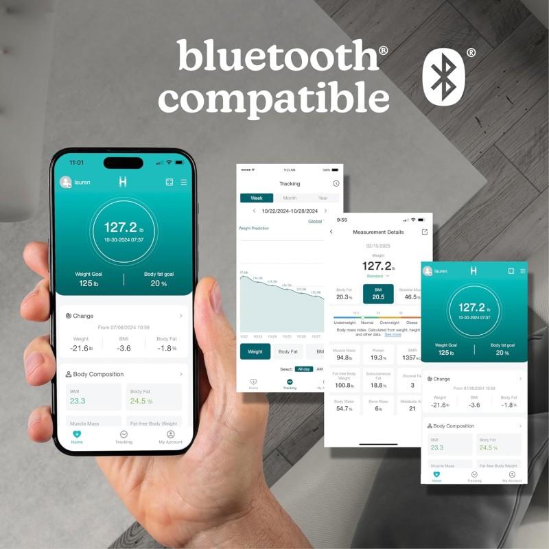 HoMedics Body Scale Glo Smart Analyser - SCL-BBC200 - Black — Buy in Cyprus with Fast Delivery