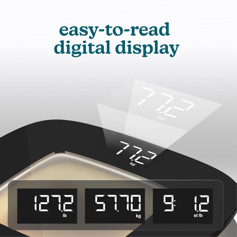 HoMedics Body Scale Glo Essential - SCL-B100 - Black — Buy in Cyprus with Fast Delivery