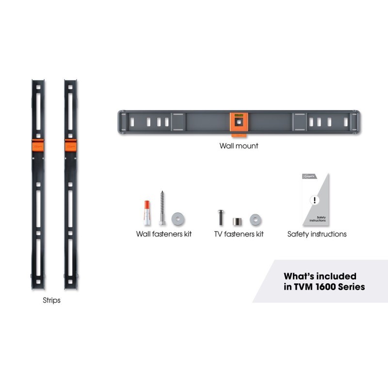 Vogels TV Wall Mount - TVM1603 - Fixed 40-100' Black — Buy in Cyprus with Fast Delivery