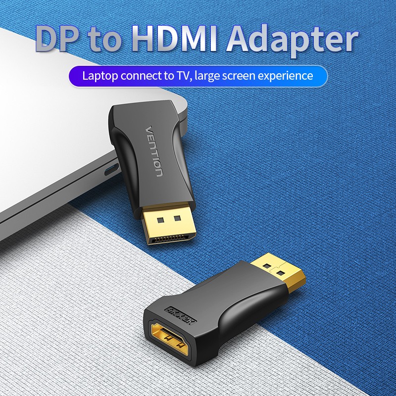 Vention DisplayPort Male to HDMI Female Adaptor - HBPB0 - 4K — Buy in Cyprus with Fast Delivery