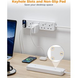 Tessan 4-Gang Extension - TS-B204 - 4-Gang Extension 3 USB-A 2m 13A — Buy in Cyprus with Fast Delivery