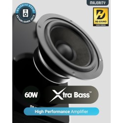 Majority Active Speakers - D40 - 60W 2.0 USB SD (pair) UK Plug — Buy in Cyprus with Fast Delivery