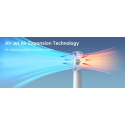 Jisulife Portable Personal Fan - FA43 - White — Buy in Cyprus with Fast Delivery