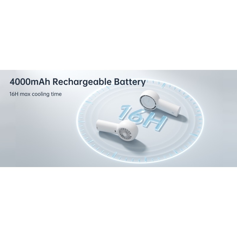 Jisulife Portable Personal Fan - FA43 - White — Buy in Cyprus with Fast Delivery