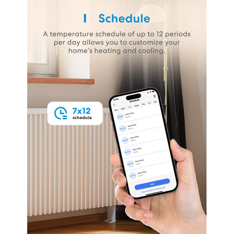 Meross Homekit Smart Wi-Fi Socket Thermostat - MTS960HK-UK - — Buy in Cyprus with Fast Delivery