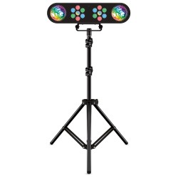 QTX PAR-T Bar LED Party Bar and Stand Kit - 151.735UK - QTX PAR-T Bar LED Party Bar and Stand Kit