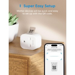 Meross Smart Wi-Fi Plug - MSS315HK-UK - Matter — Buy in Cyprus with Fast Delivery