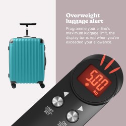 HoMedics Travel Luggage Scale - SCL-L100-BKR - Digital Display up to 50Kg — Buy in Cyprus with Fast Delivery