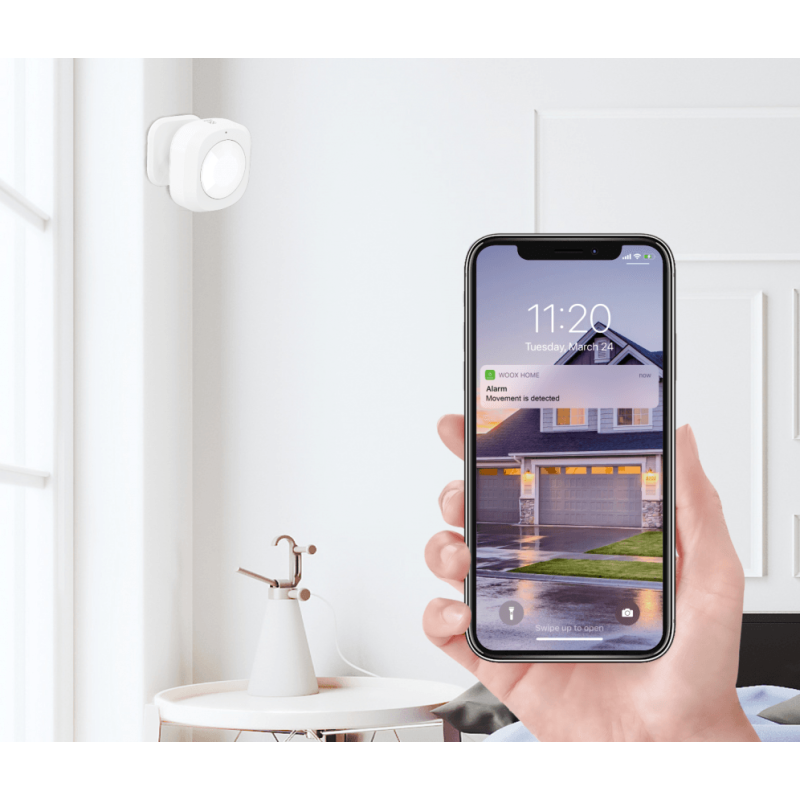 WOOX Wi-Fi Zigbee Smart PIR Sensor - R7046 - Wi-Fi Zigbee Smart PIR Sensor — Buy in Cyprus with Fast Delivery