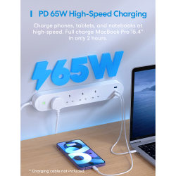 Meross Smart WiFi Powerstrip 4x AC sockets 1xUSB-A 2xUSB-C 65W 1.8m - MSP843PHK-UK - — Buy in Cyprus with Fast Delivery