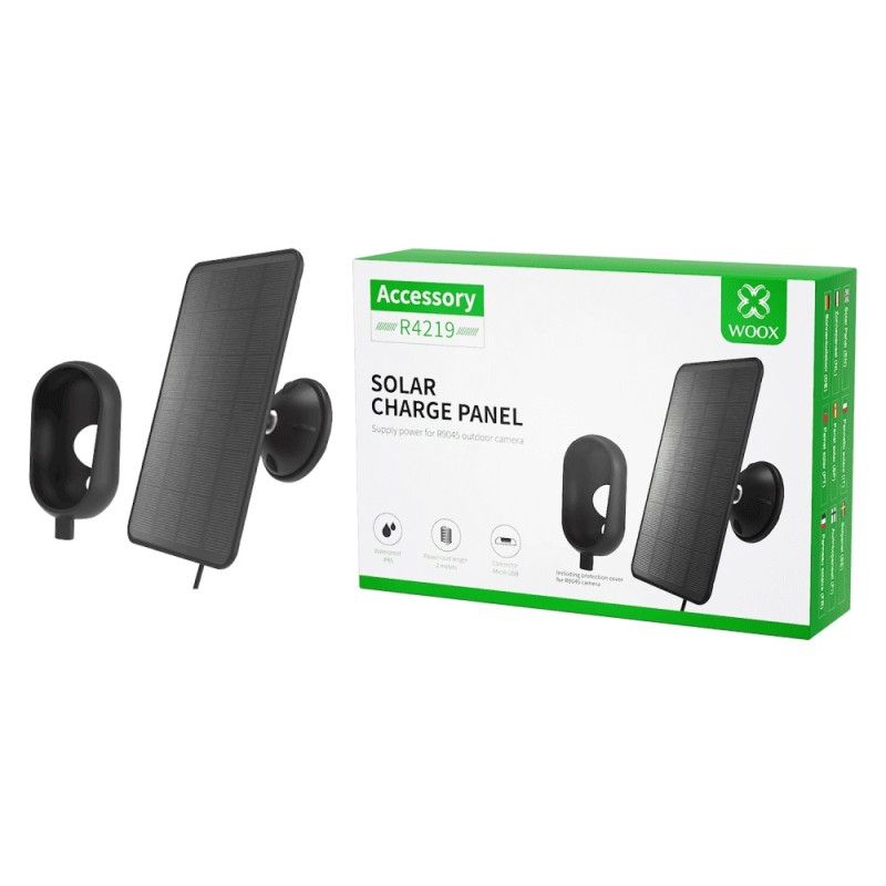 WOOX Solar Panel - R4219 - for Woox Battery Cameras — Buy in Cyprus with Fast Delivery